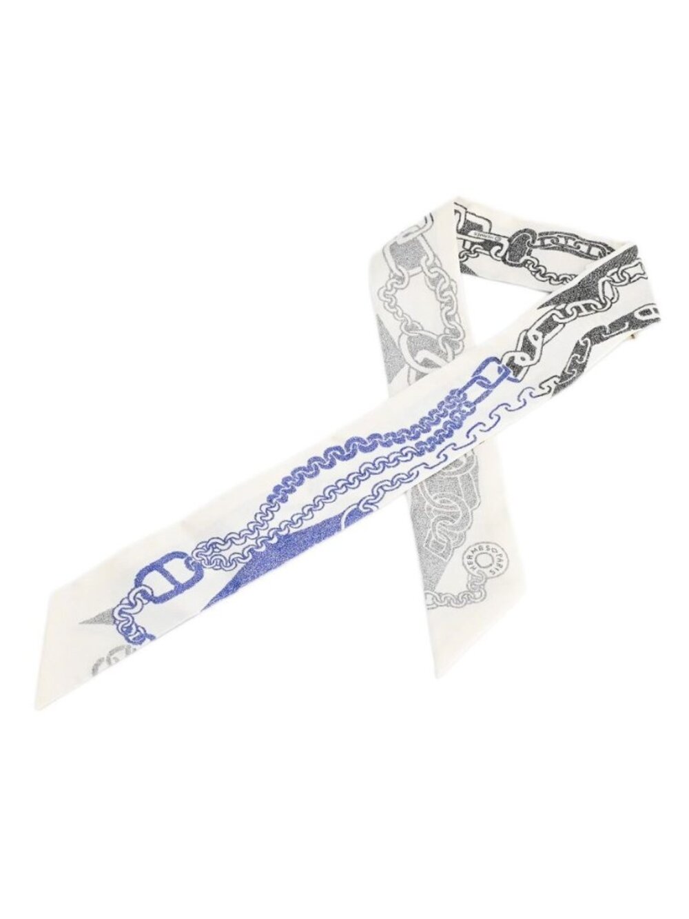 Hermes Scarf Twilly Scarves White